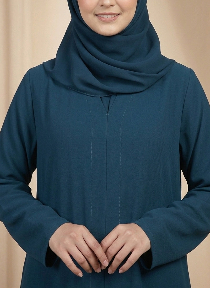 Arabis Modest Plain Nida Abaya | 0116-P Arabis Nida