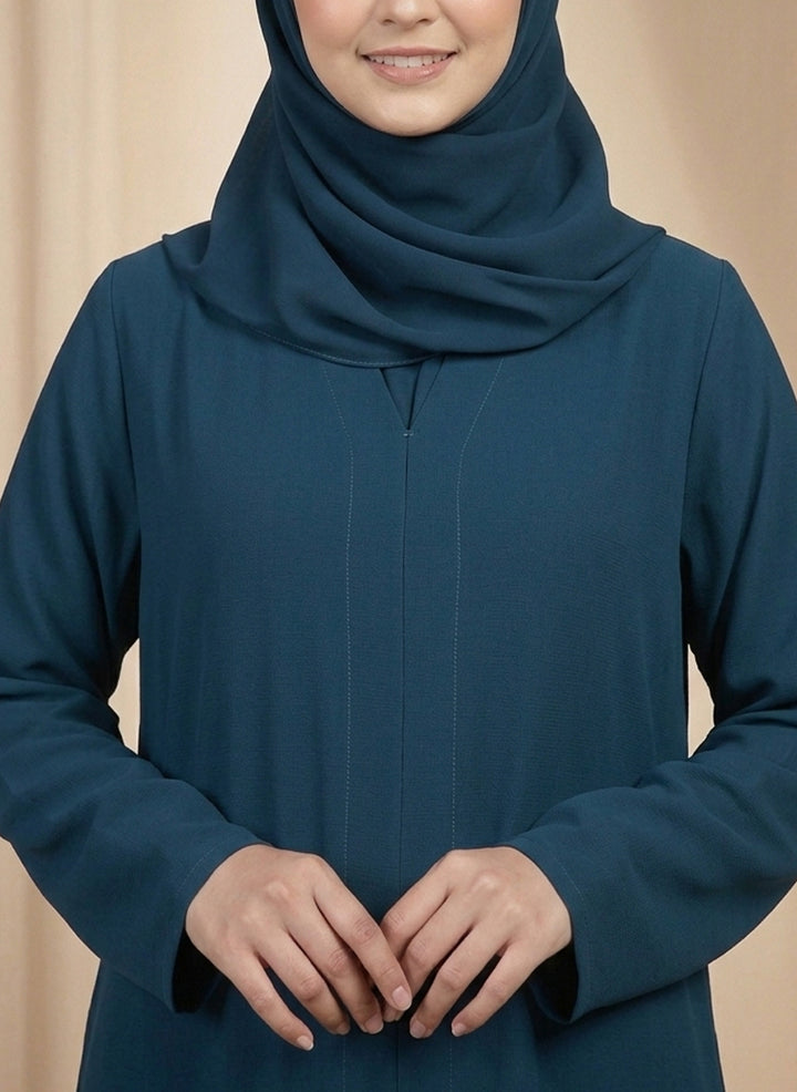 Arabis Modest Plain Nida Abaya | 0116-P Arabis Nida