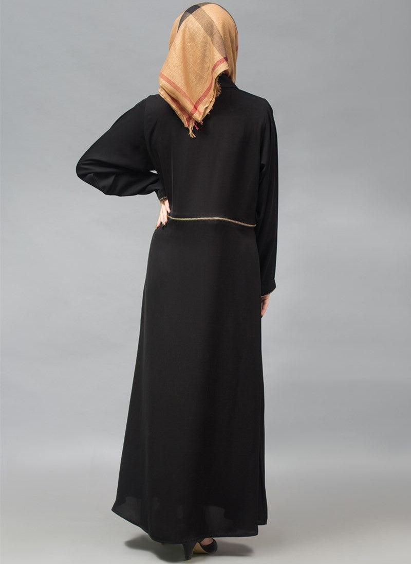 Coat Style Designer Abaya 0119-P-951