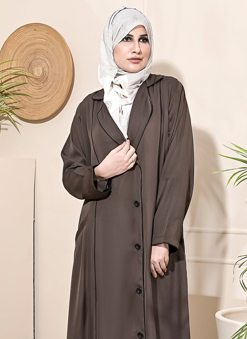 Hijabulhareem Nida Designer Coat 0119-R-291