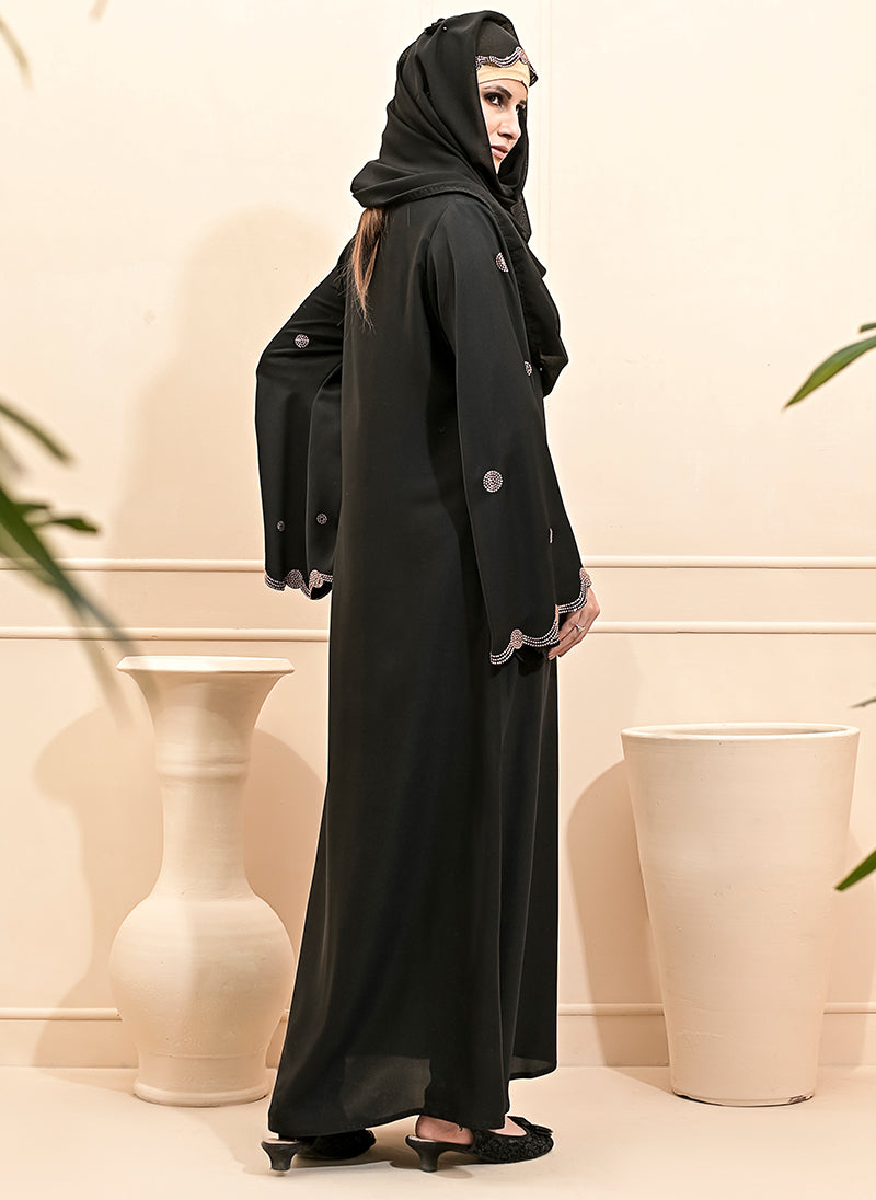 Hijabulhareem Bell Sleeves Abaya 0120-C-A410