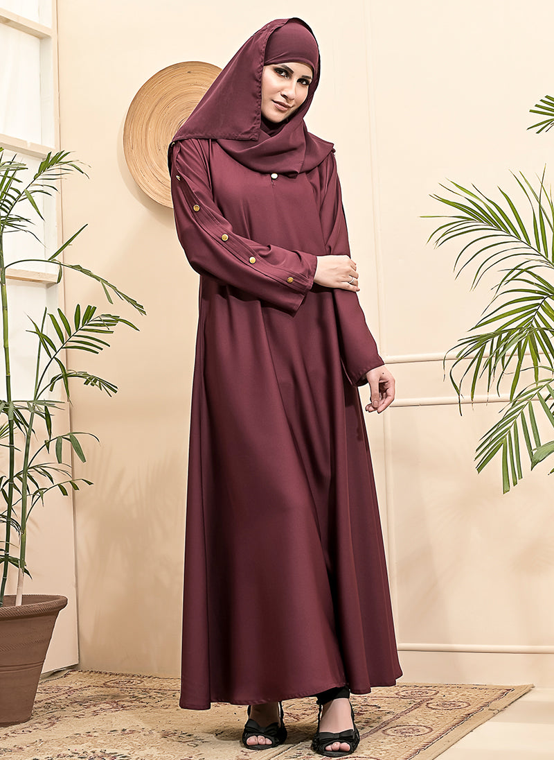 Hijabulhareem Nida Designer Abaya 0120-R-207