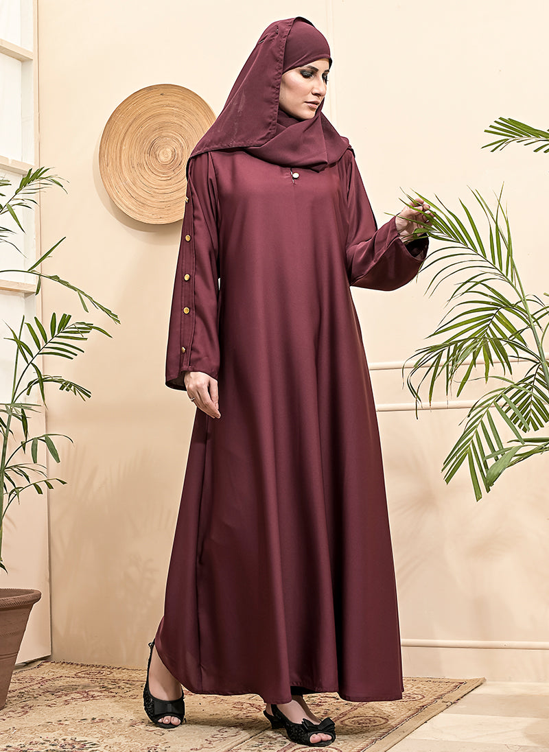 Hijabulhareem Nida Designer Abaya 0120-R-207