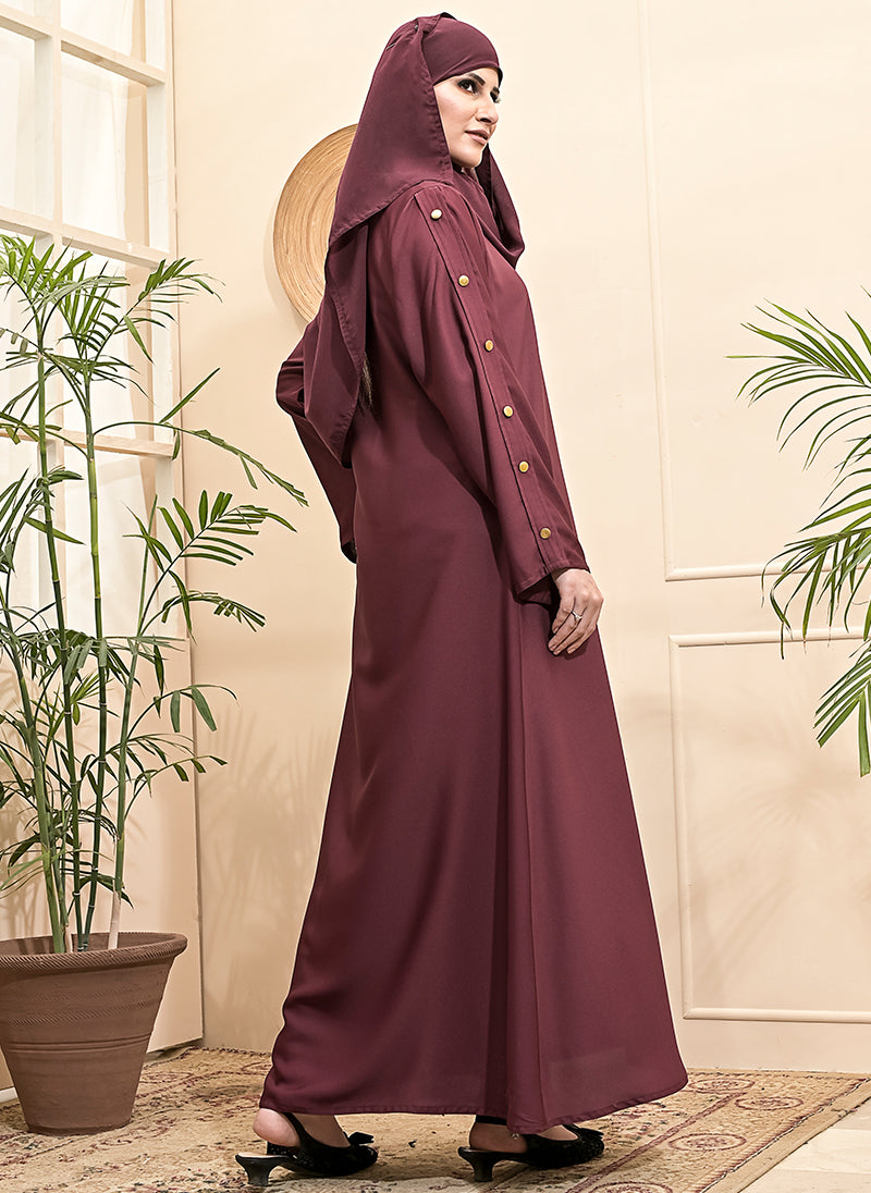 Hijabulhareem Nida Designer Abaya 0120-R-207