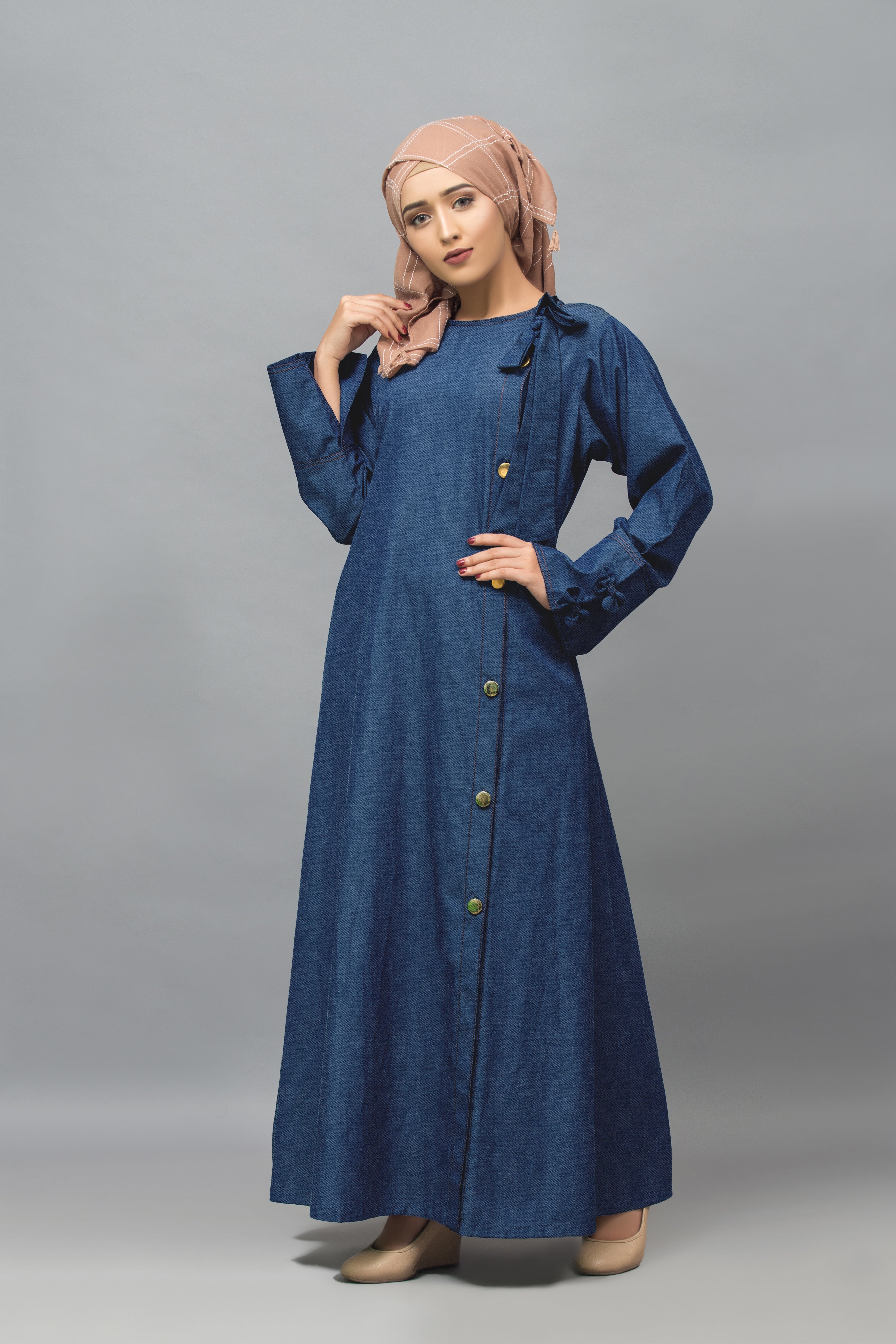 Hijabulhareem Designer Coat 0120-R-954