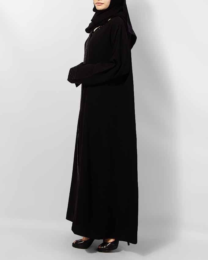 Elegant Self Embroidery Abaya 0121-SM-401