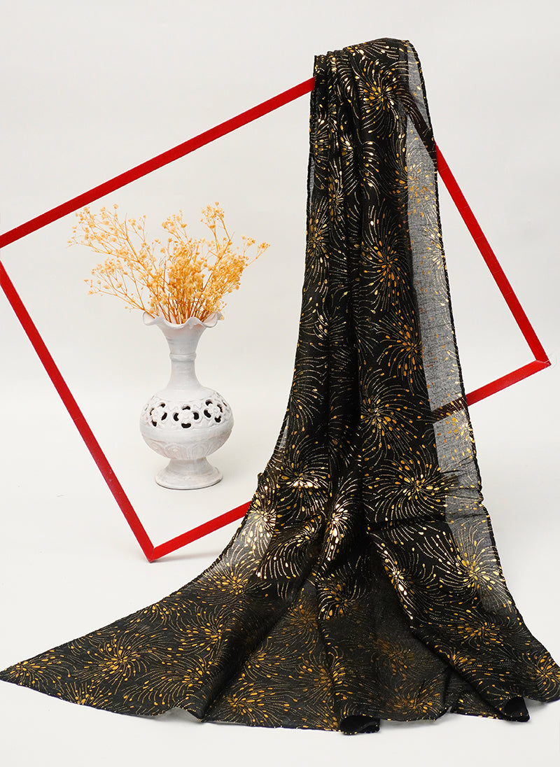 Gold Foil Flower 02