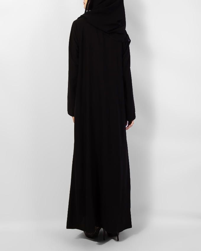 Nice Looking Black Abaya 0122-P
