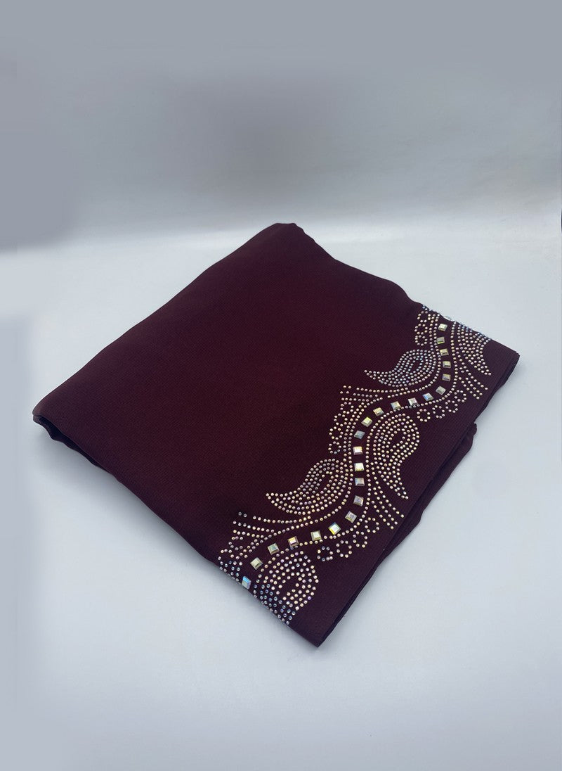 Shawl Stone – 01 MAROON