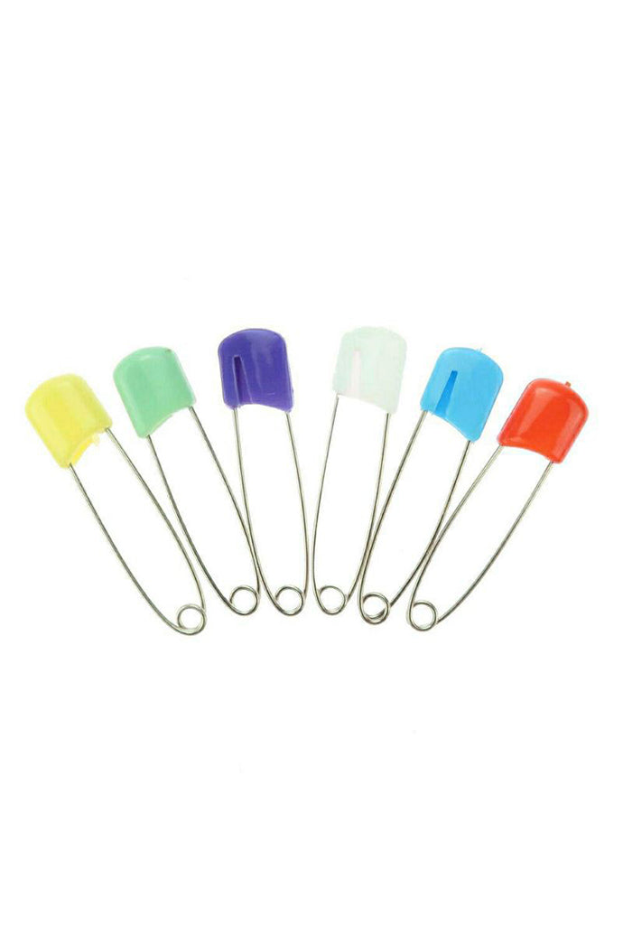 Baby Safety Pins Stainless Steel small Pack of 6