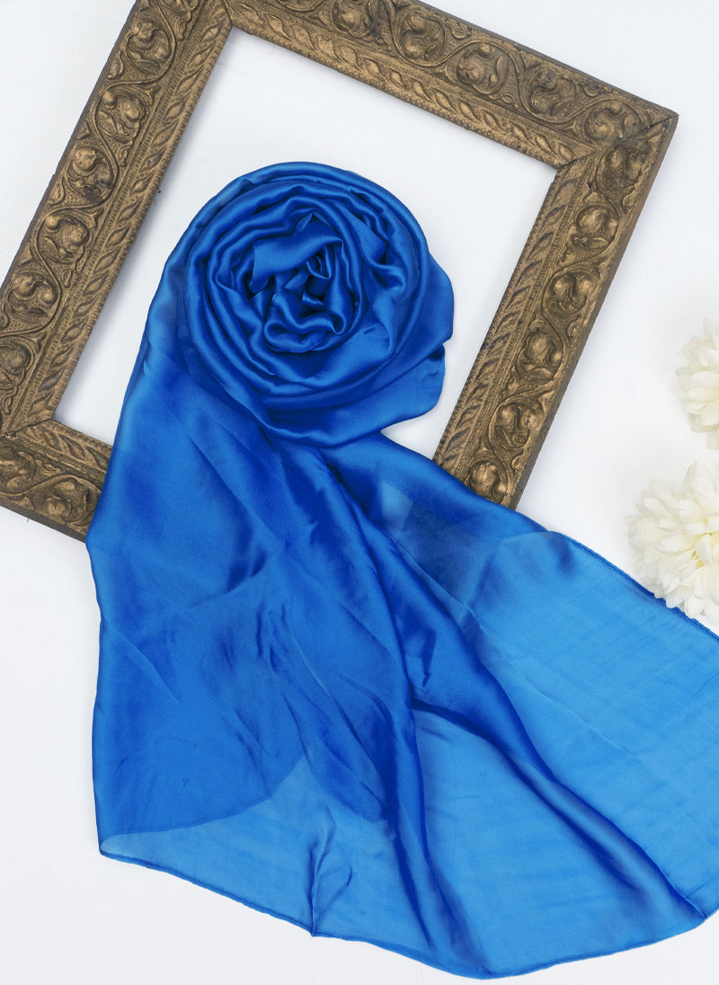 Precious Silk Hijabs - Blue