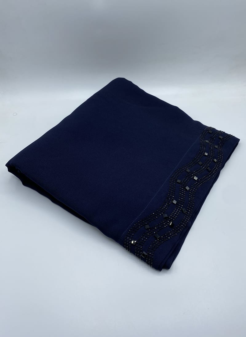 Shawl Stone – 04 BLU Hijab-ul-hareem