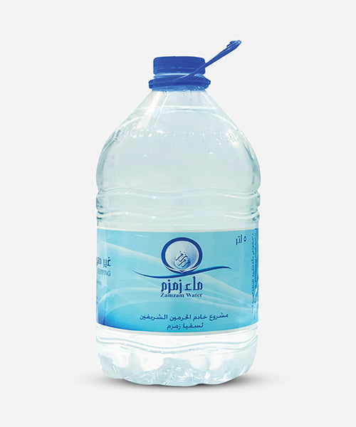 Pure Zamzam Water 5 liter Bottle (Without Box)