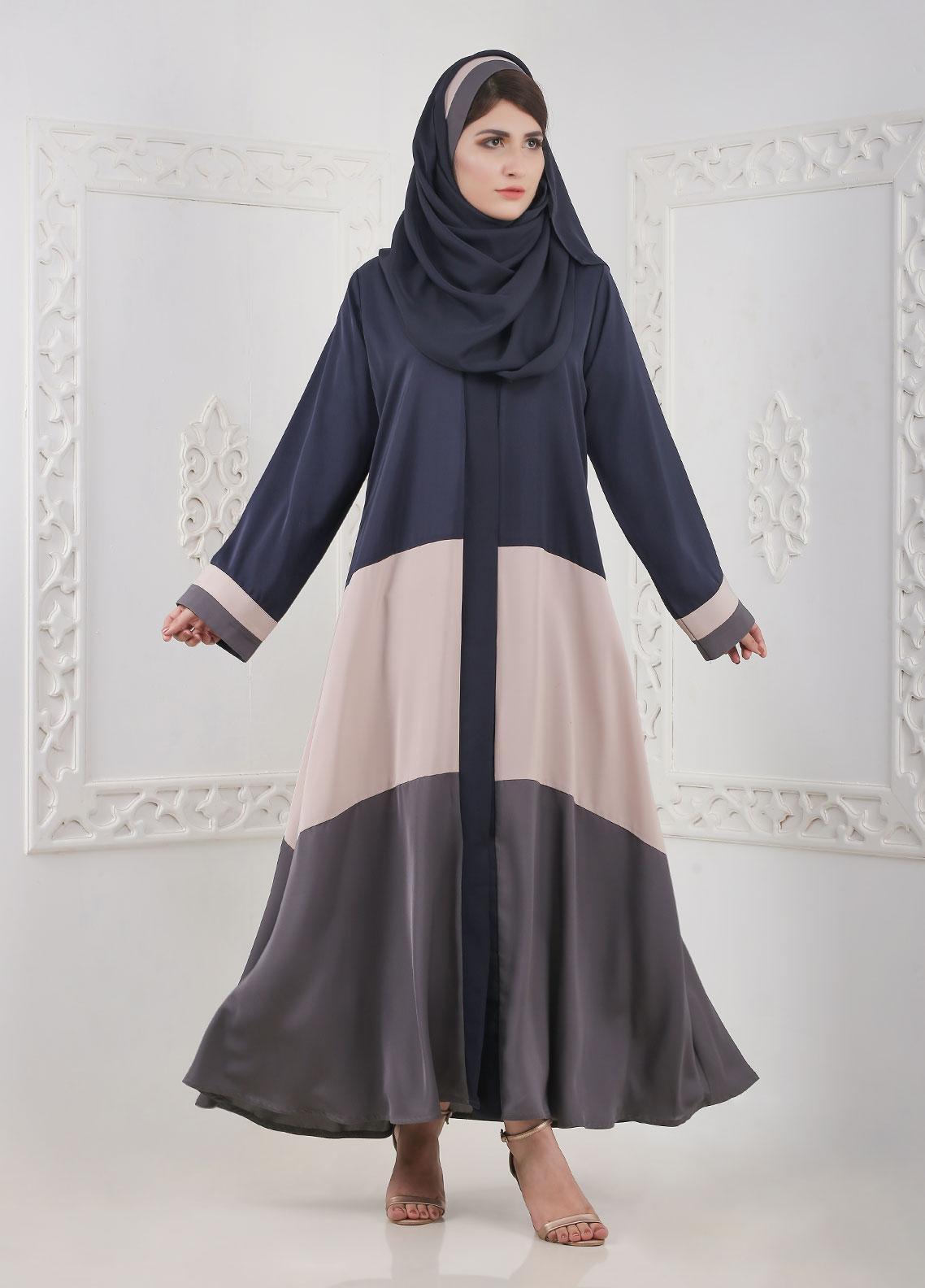 Nida Multi Color Abaya H 0116-R-116