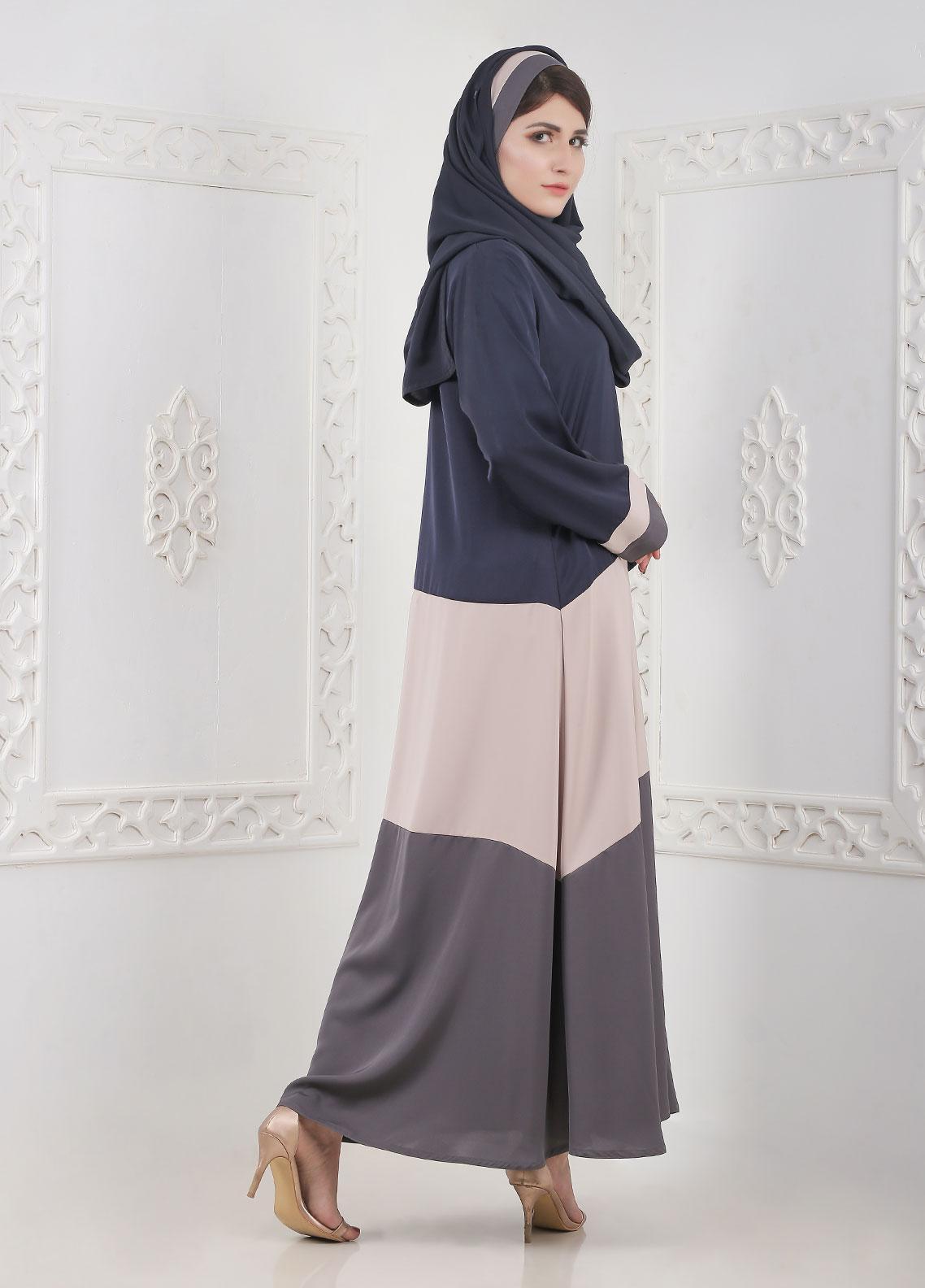 Nida Multi Color Abaya H 0116-R-116