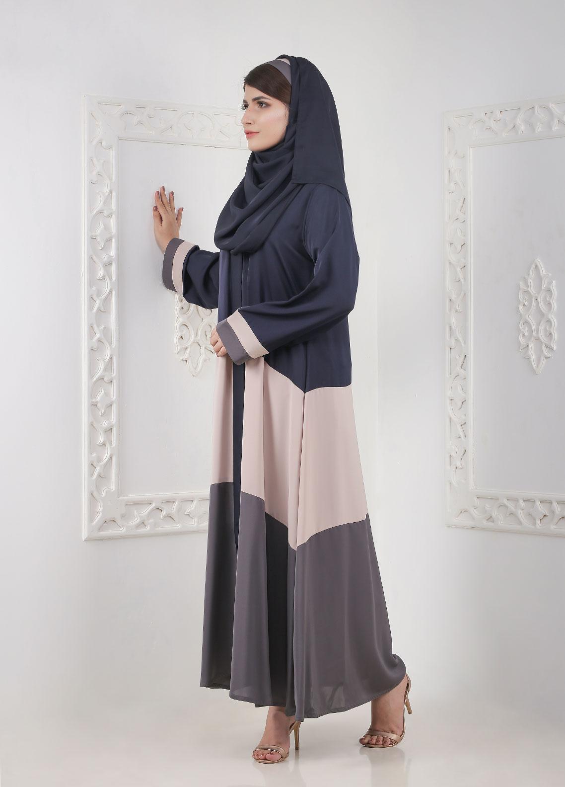 Nida Multi Color Abaya H 0116-R-116