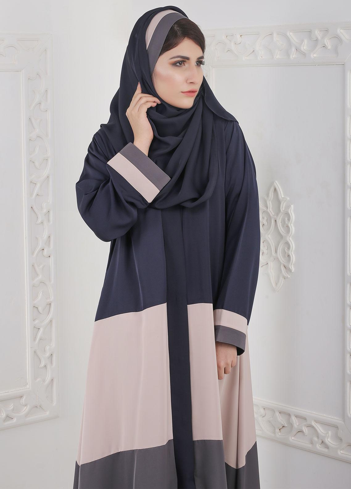 Nida Multi Color Abaya H 0116-R-116