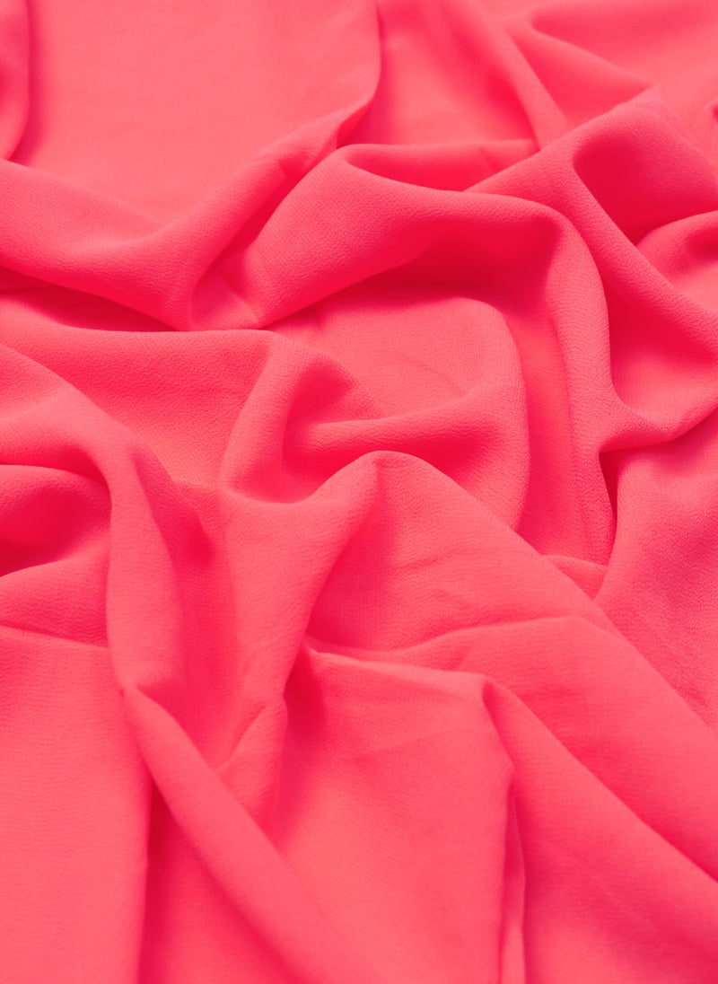 Plain Georgette Hijabs - Pink